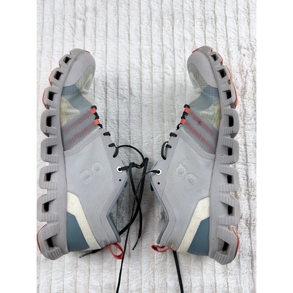 On Cloud Shoes X Shift Men's Size 8.5 Gray Alloy Red Running Hiking Sneakers - Picture 10 of 16